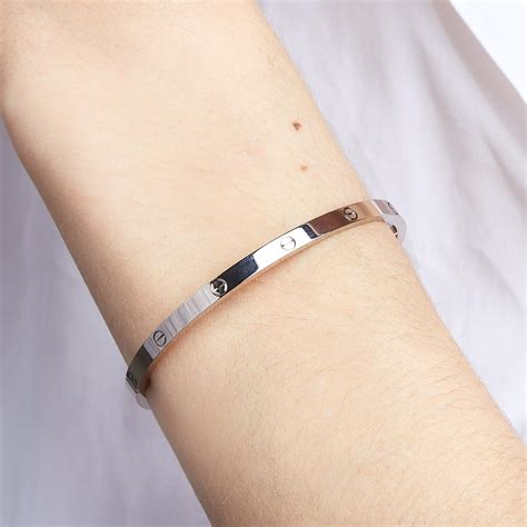 white gold cartier love|cartier gold love bracelet price.